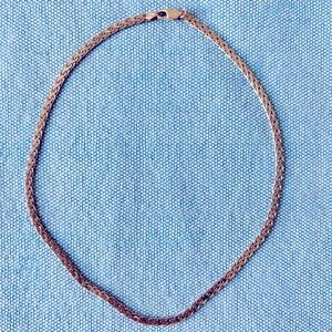 Sterling Silver 7 inch chain necklace.